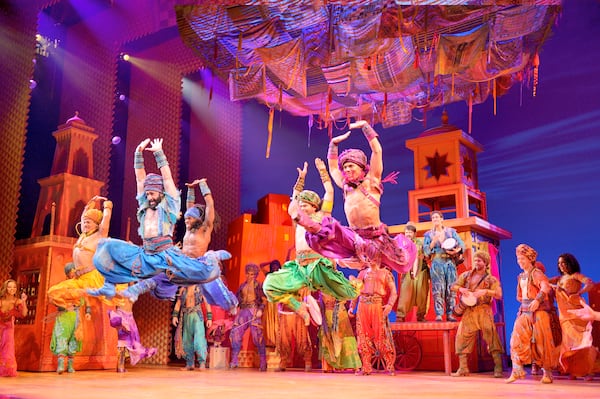 The 1992 Disney movie “Aladdin” was only about 90 minutes, so more characters and songs had to be added for the Broadway show, which debuted in 2014. Photo by Deen van Meeren/Disney