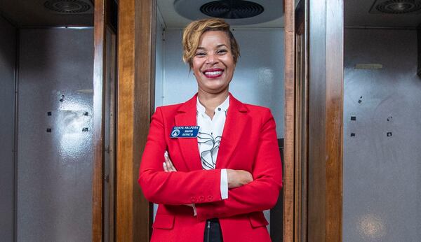 State Sen. Sonya Halpern, D-Atlanta, is sponsor of HBCU Heritage Day at the state Capitol in Atlanta. (Alyssa Pointer/The Atlanta Journal-Constitution)