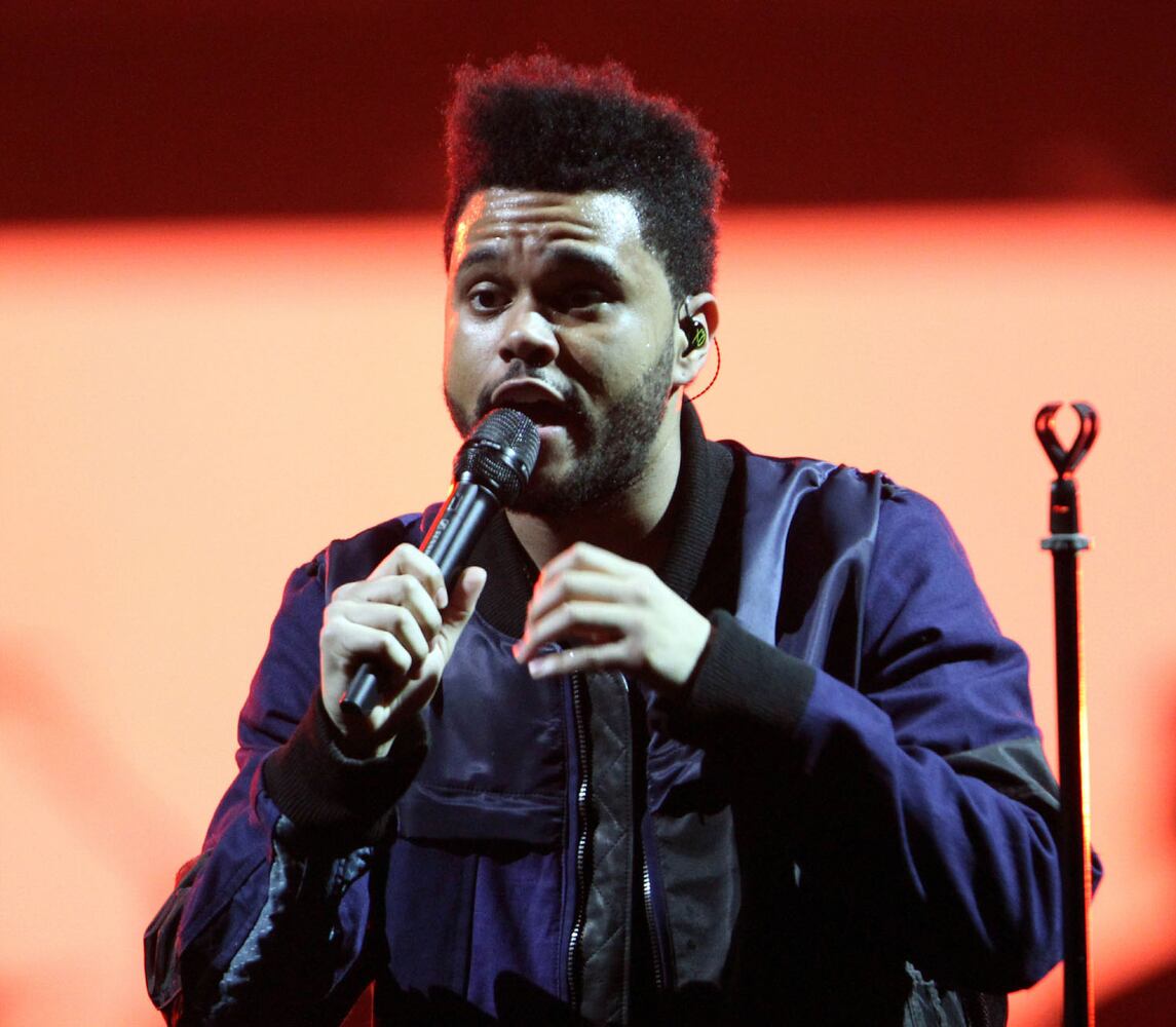 The Weeknd performs at Philips Arena in Atlanta