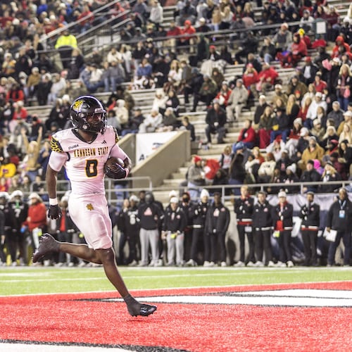 Kennesaw State running back Coleman Bennett led the Owls in rushing this season while pulling a 4.0 GPA on his way to a master's degree in public administration. (Courtesy of Kennesaw State Athletics)