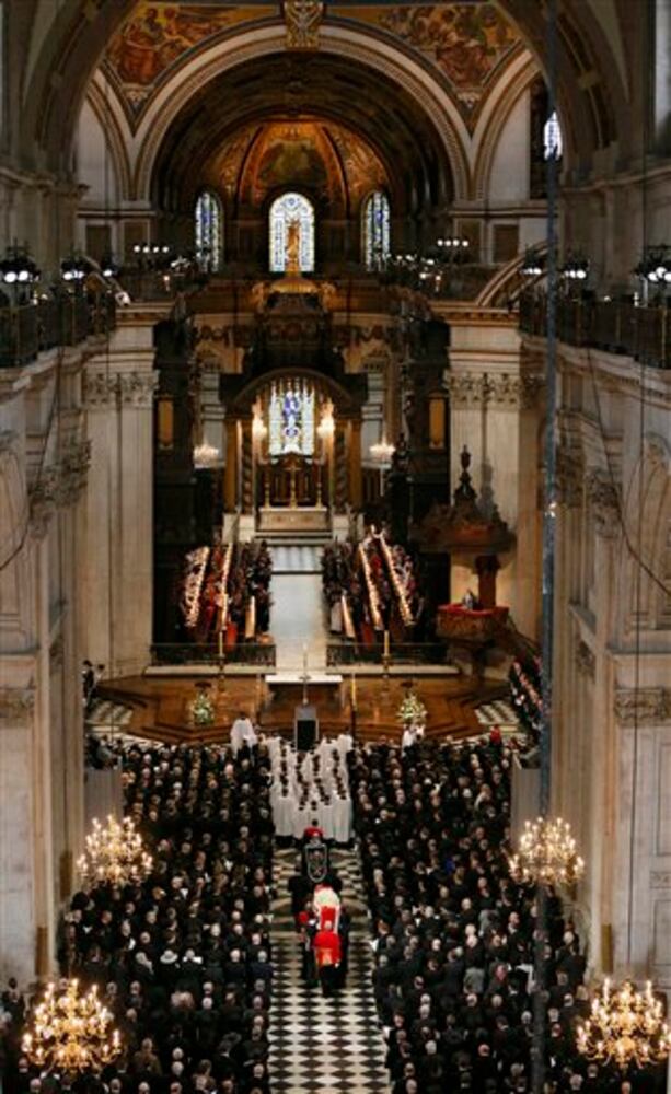Margaret Thatcher funeral