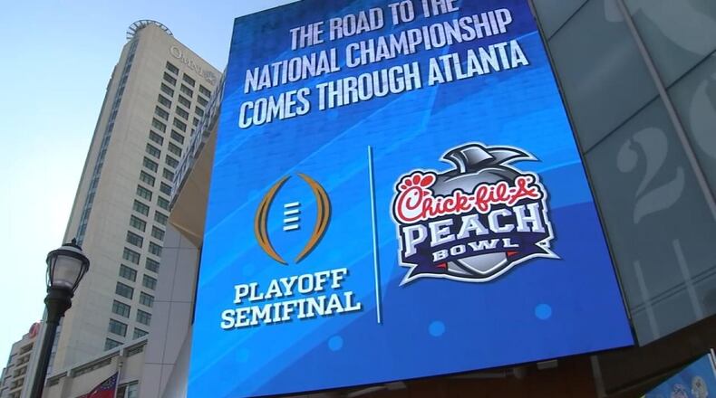 The prepping for this year’s Peach Bowl began while last year’s, in which Michigan State defeated Pittsburgh, was being played. No. 1 Georgia will face No. 4 Ohio State on Saturday night in Atlanta.