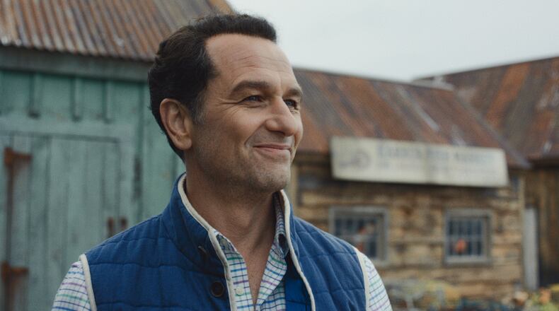 This image released by Apple TV+ shows Matthew Rhys in a scene from "Widow's Bay." (Apple TV+ via AP)