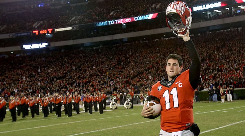 Aaron Murray had thrown for 3,075 yards, 26 touchdowns and 9 interceptions, with 7 rushing TDs before suffering a season-ending injury against Kentucky.