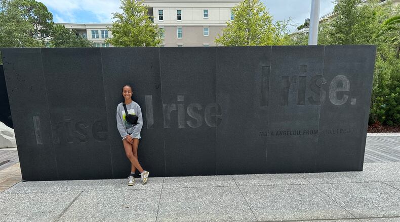 We are at yet another milestone moment. In the final days of the school year, AJC columnist Nedra Rhone reflects on the journey of her teenage daughter (above) through the treacherous terrain of middle school and her upcoming shift to high school. Courtesy of Nedra Rhone