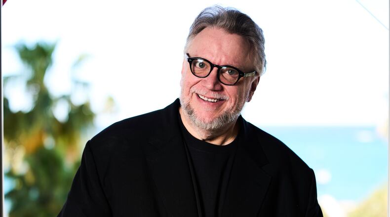 Director Guillermo del Toro poses for portrait photographs for the 20th anniversary of the film 'Pan Labyrinth' at the 79th international film festival, Cannes, southern France, Tuesday, May 12, 2026. (Photo by Scott A Garfitt/Invision/AP)