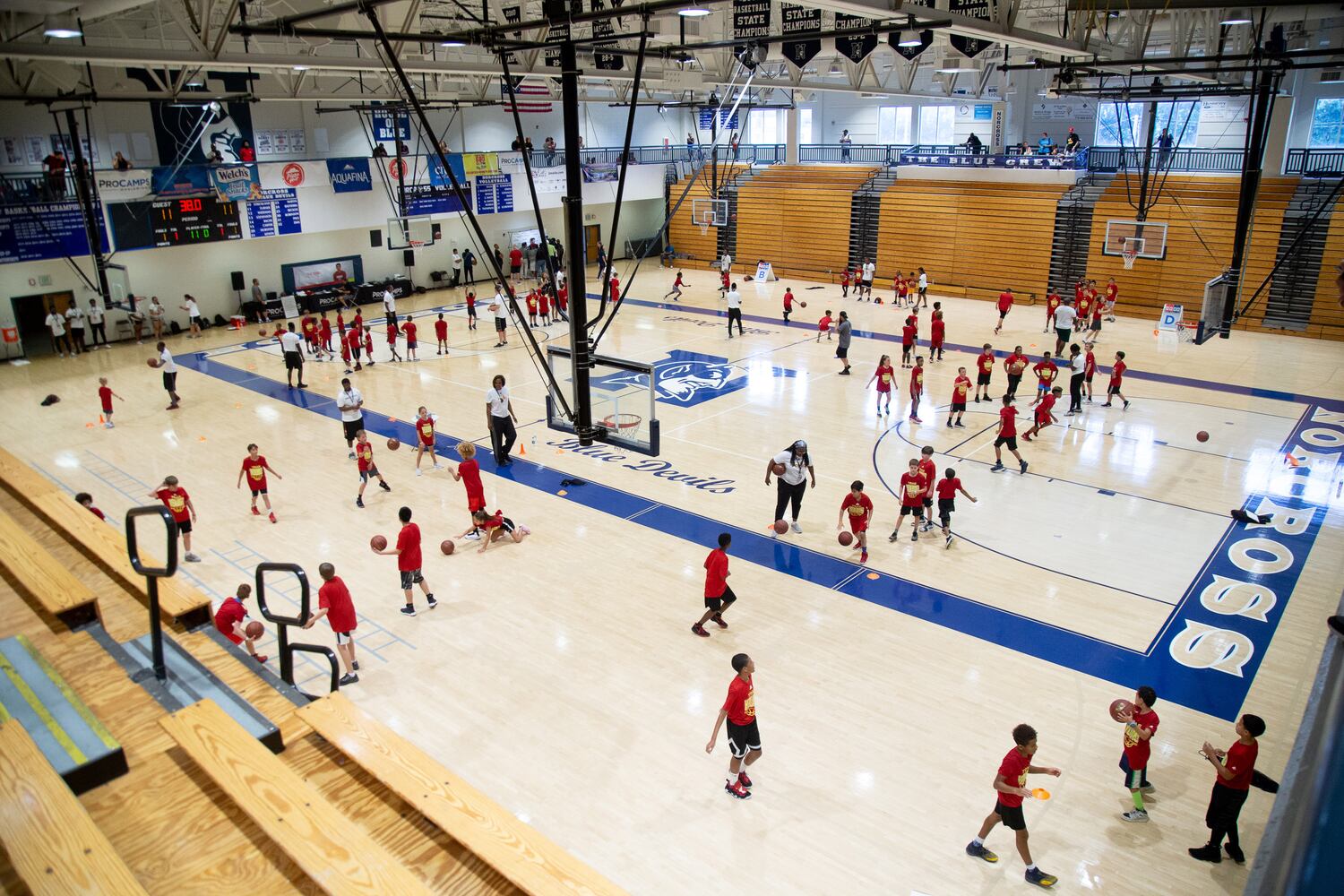Photos: Hawks’ Trae Young appears at basketball camp for youngsters