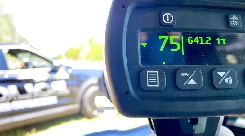 Smyrna police recently clocked a driver traveling 75 miles per hour on the East-West Connector, which has a posted speed limit of 45 miles per hour.