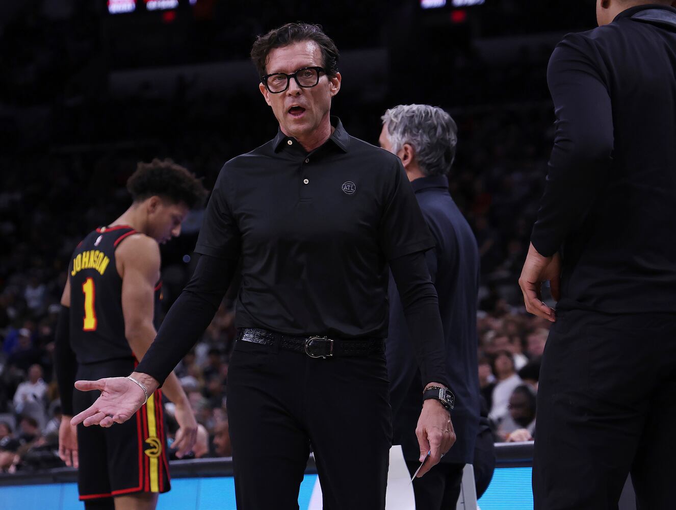 Hawks Spurs Basketball