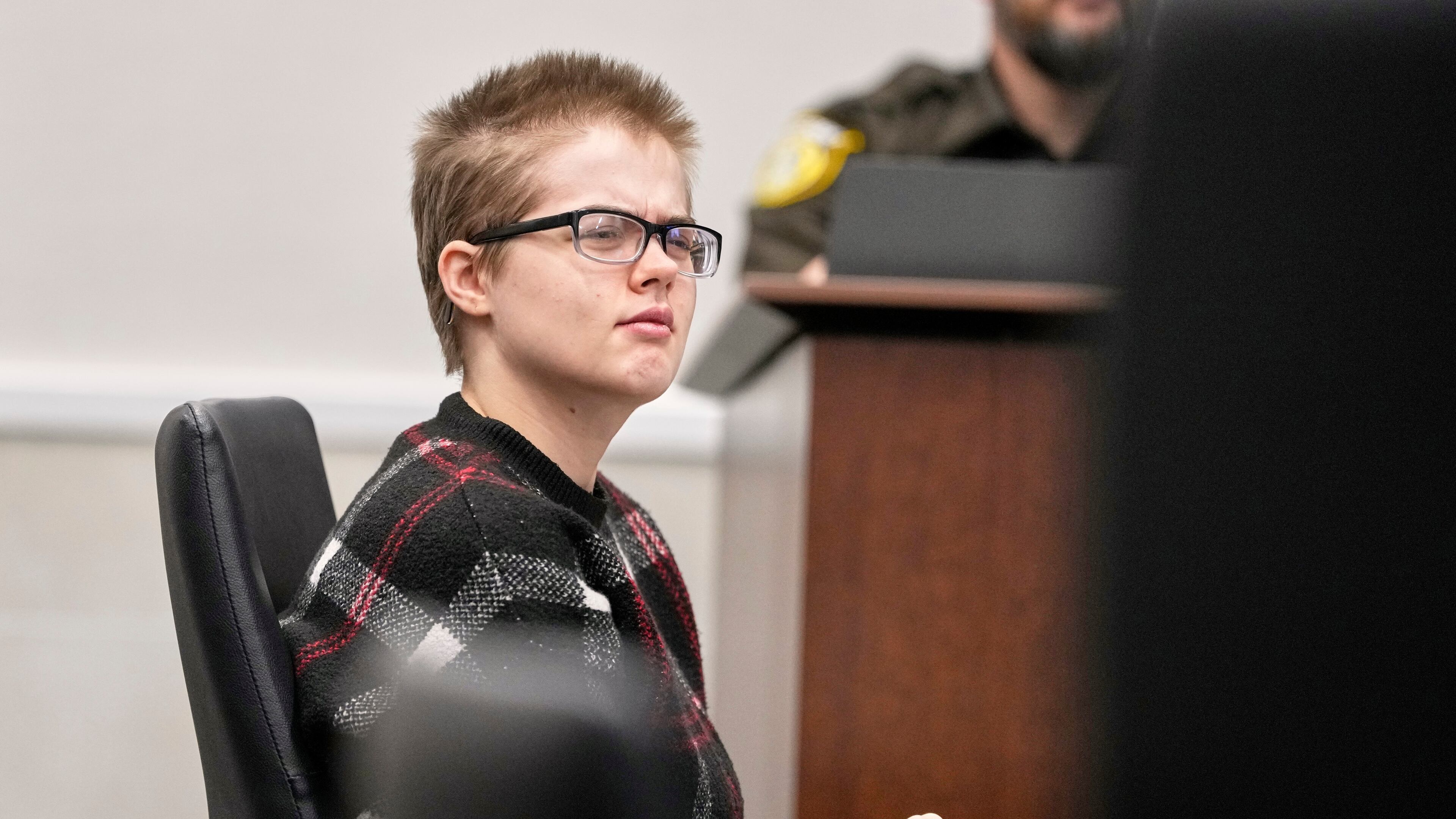 FILE - Morgan Geyser appears in a Waukesha County courtroom, Jan. 9, 2025, in Waukesha, Wis. (AP Photo/Morry Gash, file)