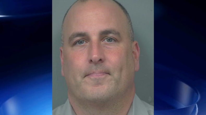 <p>Michael Bongiovanni mugshot after sentencing</p>