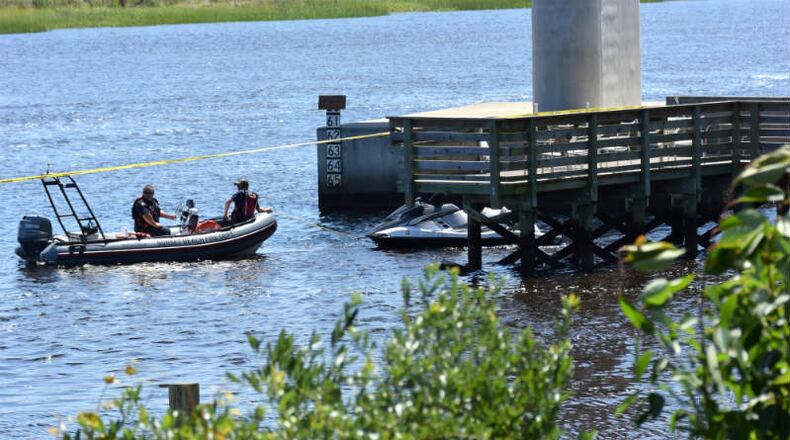 A watercraft crash in North Carolina left an Acworth father and his 10-year-old son dead Friday (Credit: Elizabeth Clair)