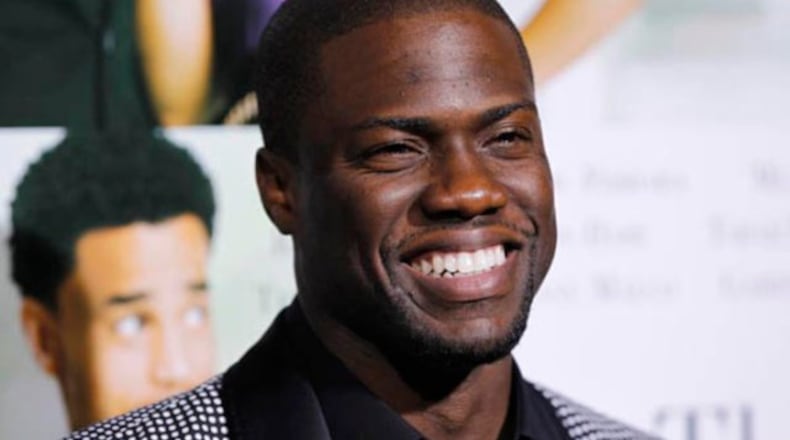 Kevin Hart is in town shooting Quibi's "Die Hart." Photo: Danny Moloshok/Associated Press