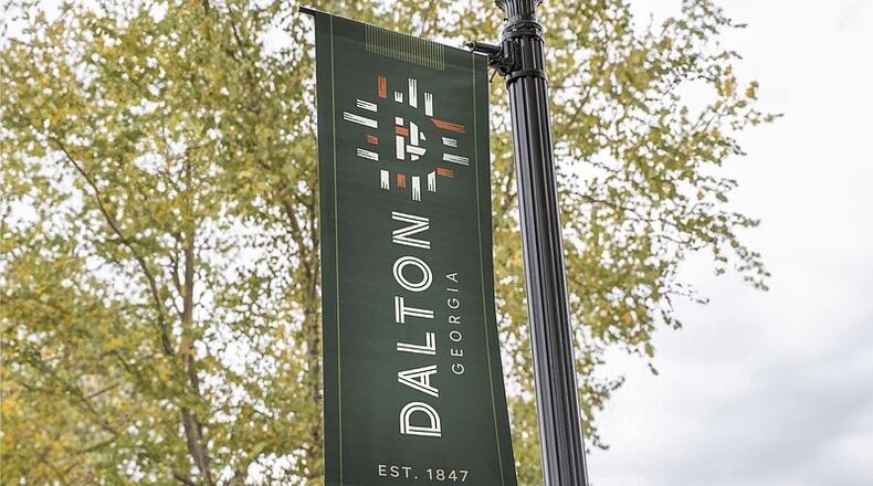 A rendering by Confluence Design, which is based in Decatur, shows the new logo for Dalton that is set to go into use this year. (Courtesy of City of Dalton)