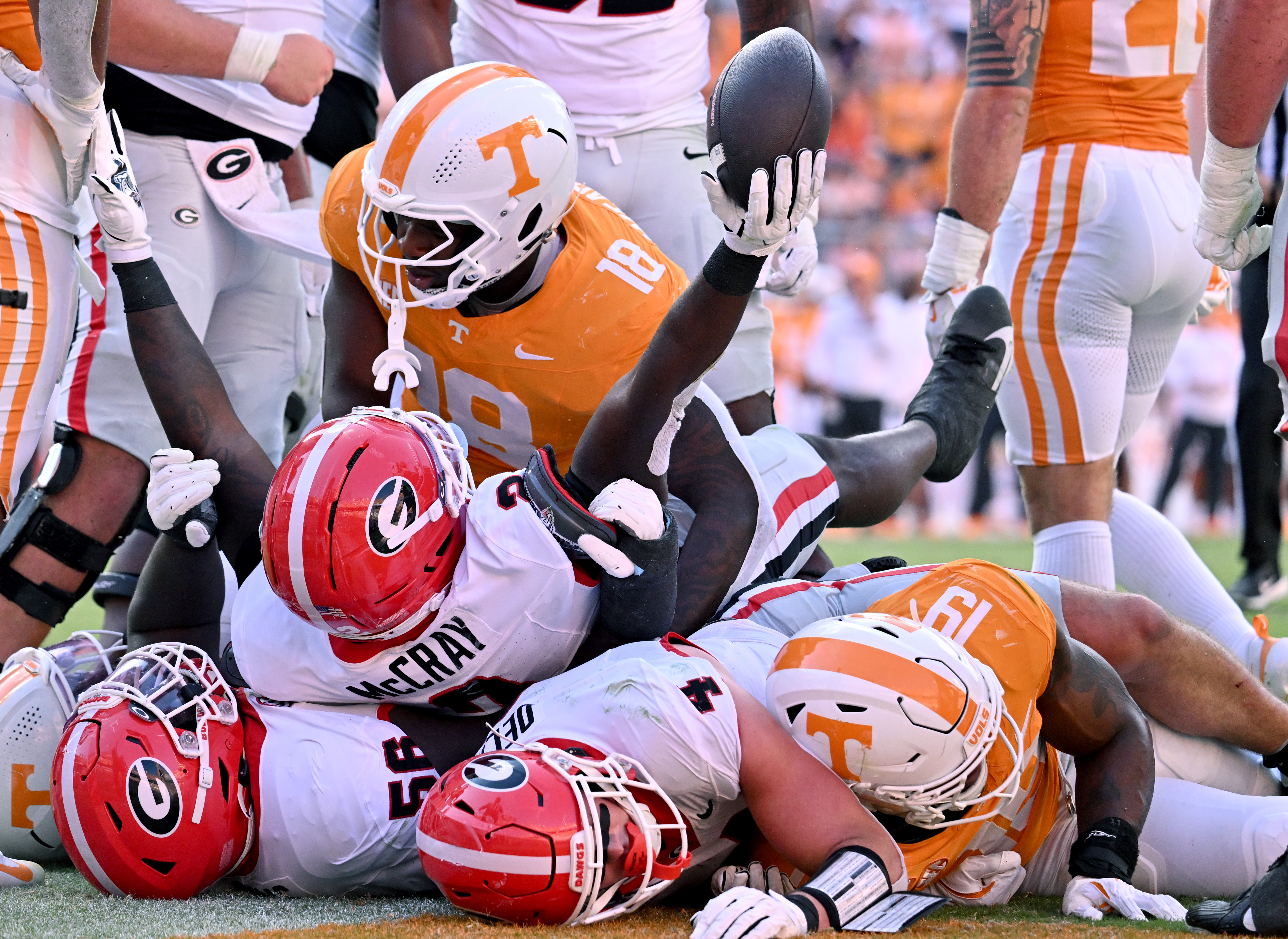 Georgia vs. Tennessee football