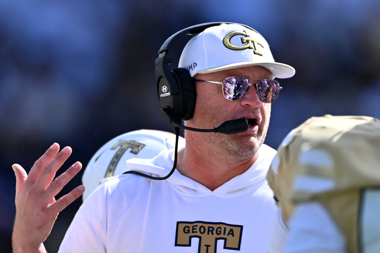 “You wanna be in position to play games in November that mean something, challenging games against good competition, and that’s what we have in front of us," Georgia Tech head coach Brent Key said. (Hyosub Shin/AJC)