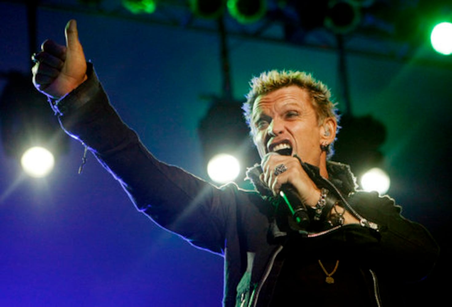 Joan Jett and Billy Idol perform at Chastain Park