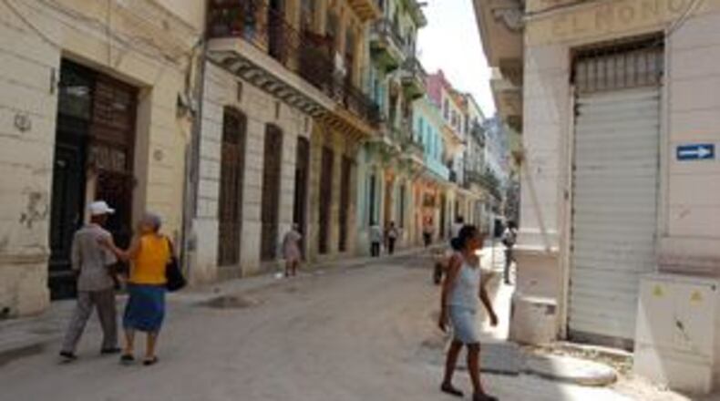 Many of Havana’s buildings are in dire need of repair due to lack of maintenance. Though Cubans were granted housing after the Revolution, most cannot afford to make repairs to their properties. Buildings collapses are a common occurrence as a result. (KATIE LESLIE, 2015)