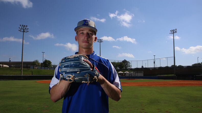 Drew Waters, an outfielder at Etowah High School, signed with the Braves. (HENRY TAYLOR / HENRY.TAYLOR@AJC.COM)