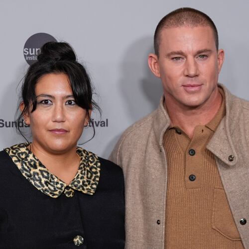 Director Beth de Araujo, left, and Channing Tatum attend the premiere of "Josephine" during the Sundance Film Festival on Friday, Jan. 23, 2026, at Eccles Center in Park City, Utah. (AP Photo/Chris Pizzello)