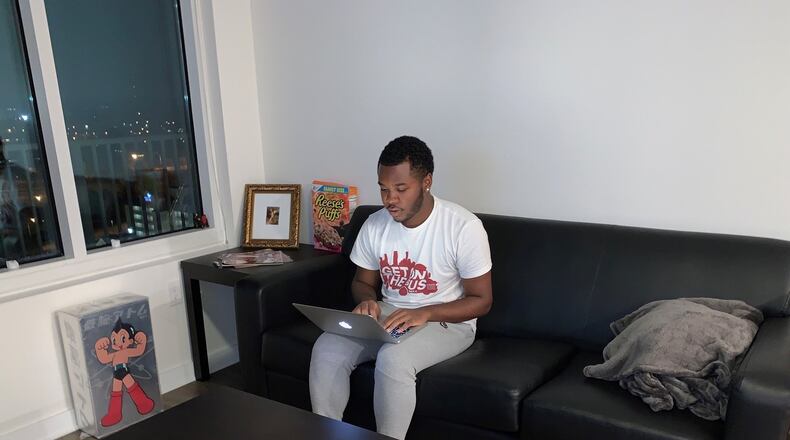 Morehouse College senior and Michigan native Zuri Cheathem lives in an off-campus apartment near downtown Atlanta. Like many college students, he would like to end his lease since in-person instruction has ended for the spring semester and he has no other reason to be in the Atlanta area. However, his lease agreement said he cannot break the lease. CONTRIBUTED