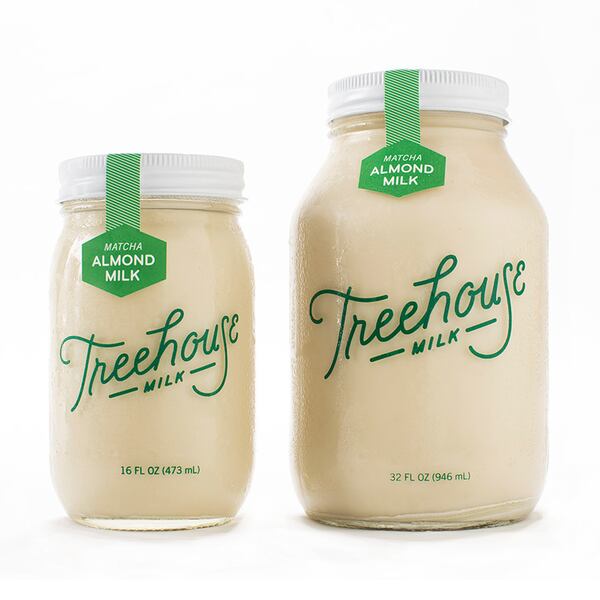Matcha Almond Milk from Treehouse Milk