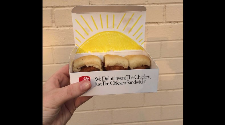 A three-count order of the Chick-n-Minis