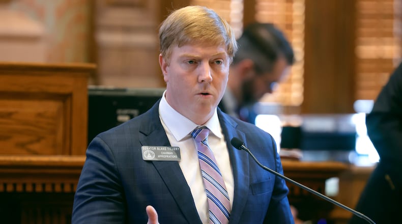 Senate Appropriations Chairman Blake TIllery (R-Vidalia). (Natrice Miller/The Atlanta Journal-Constitution)