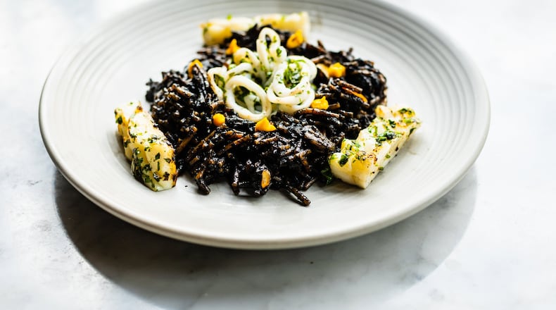 Rossejat negro occasionally makes a special appearance on the menu at Cooks & Soldiers. CONTRIBUTED BY HENRI HOLLIS