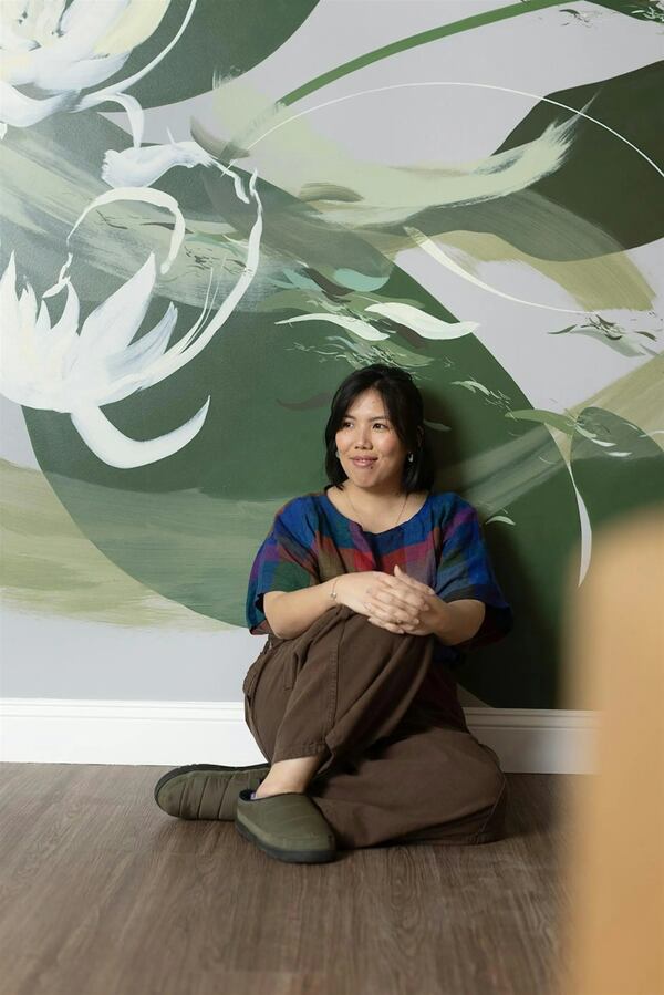 "Linger," an exhibition by Christina Kwan at Cat Eye Creative, will be on display through Sunday, Aug. 2. (Courtesy of Cat Eye Creative)