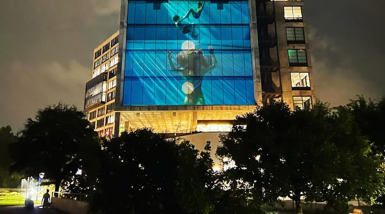 The Beltline will host a massive, projected screen for the film series. Courtesy of Off the Wall @ 725 Ponce