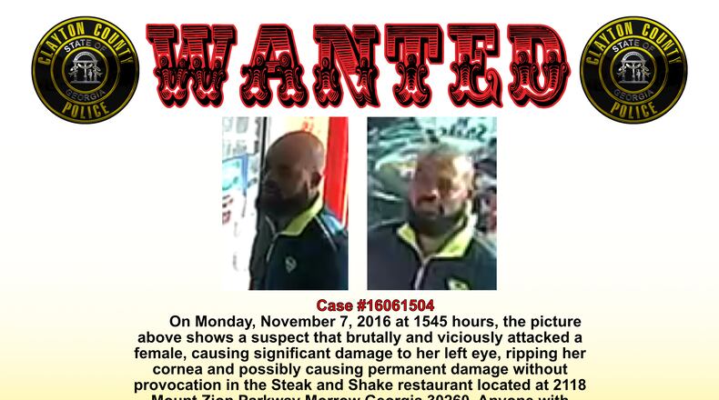 Wanted flyer from the attack outside a Steak ‘n Shake in Morrow.