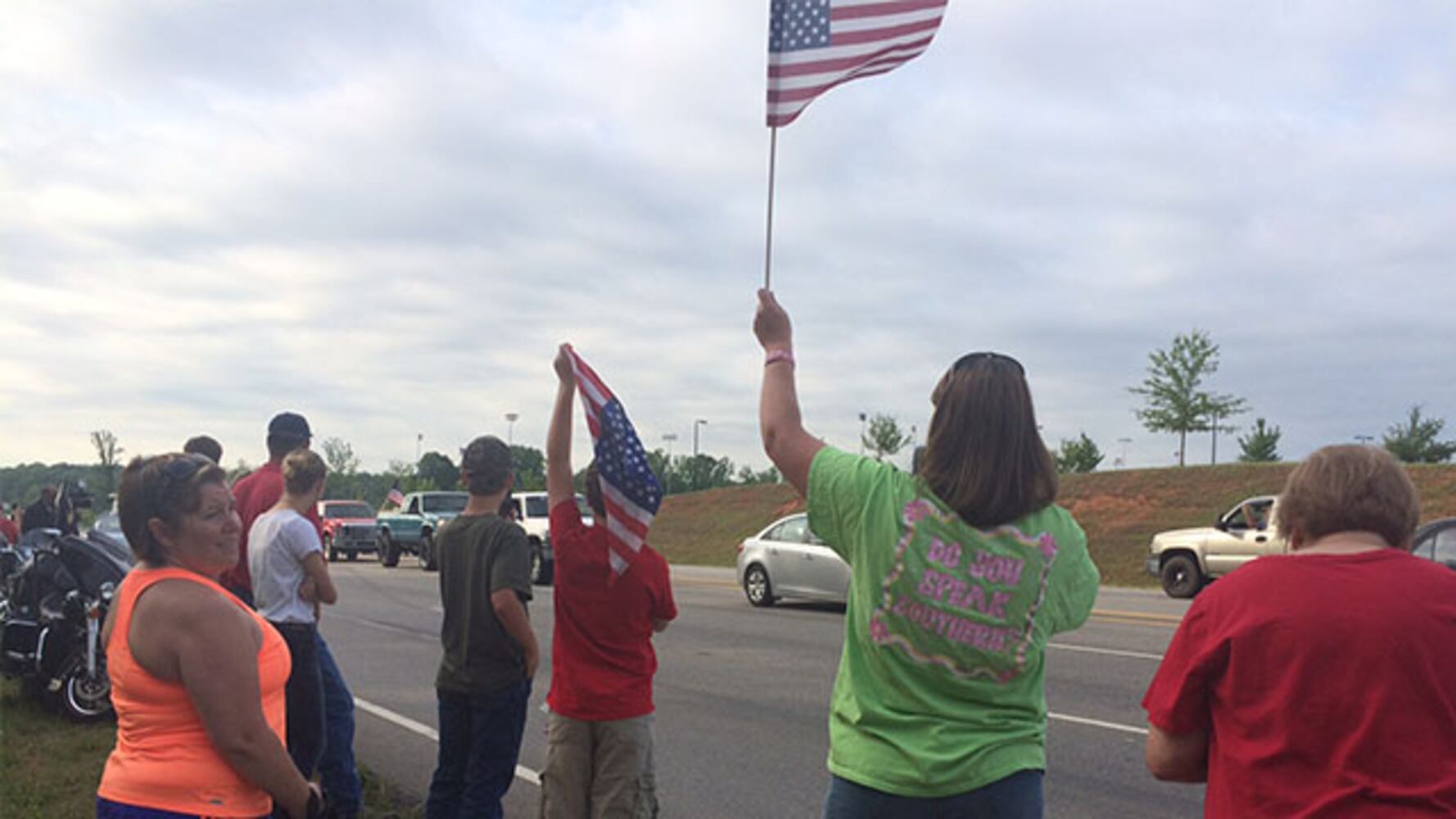 Rally at South Carolina high school