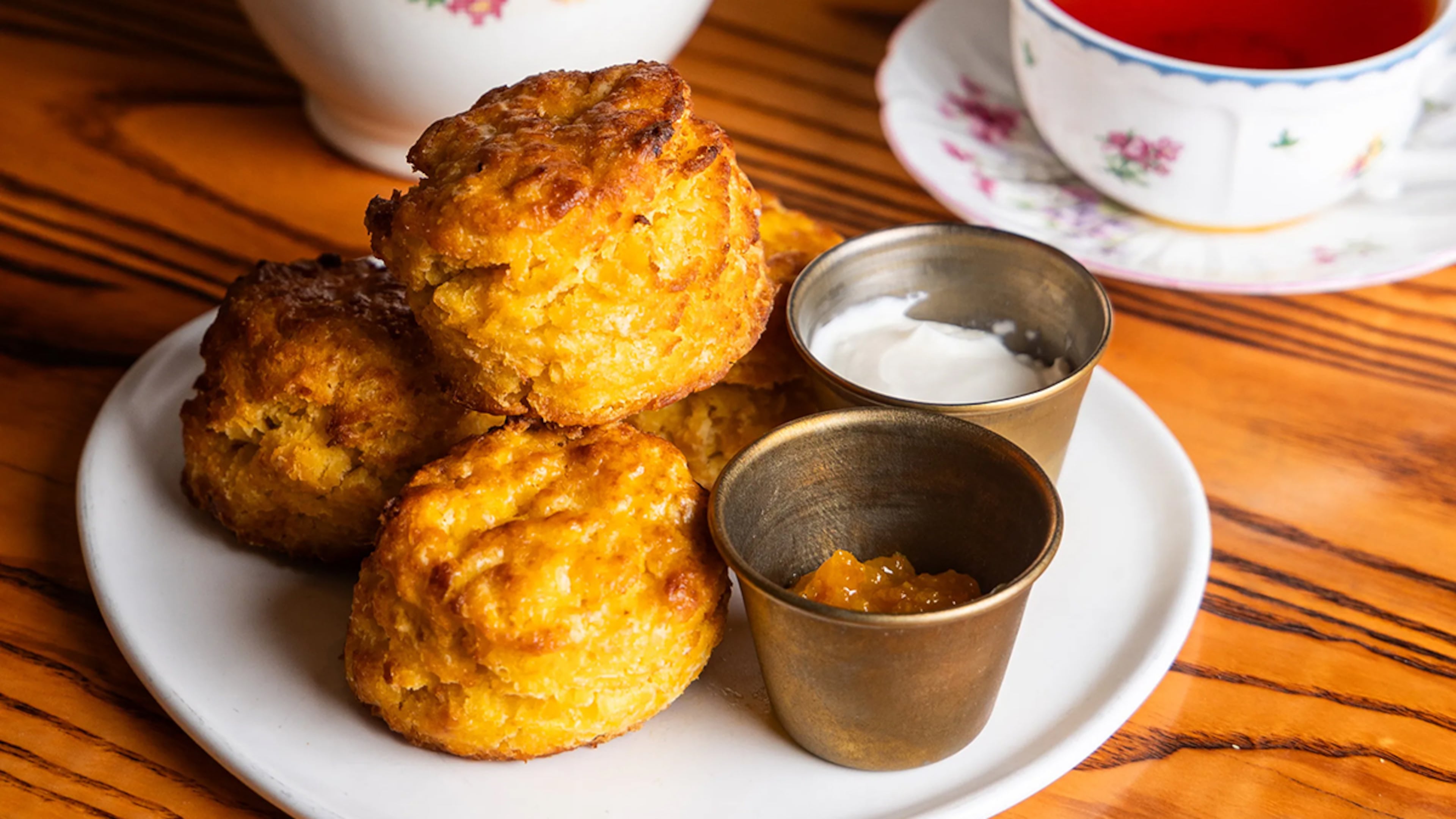 Southern Belle’s Sweet Potato Biscuits can be made at home. (Courtesy of Southern Belle/Cameren Rogers)
