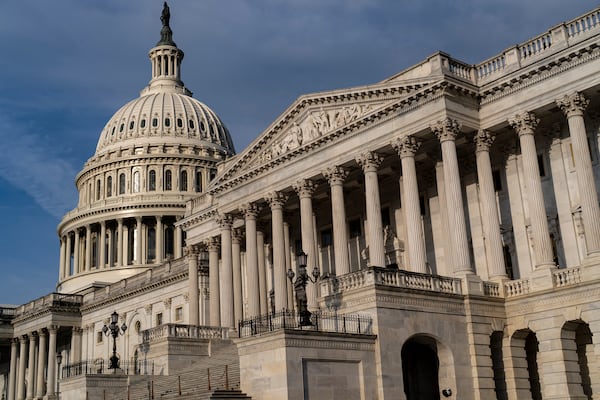 The Senate side of the Capitol is seen in Washington, early Monday, June 30, 2025, as Republicans plan to begin a final push to advance President Donald Trump's big tax breaks and spending cuts package. (AP Photo/J. Scott Applewhite)