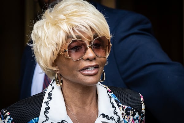 Janice Combs, mother of Sean "Diddy" Combs leaving the courthouse, Monday, June 16, 2025, in New York. (AP Photo/Stefan Jeremiah)