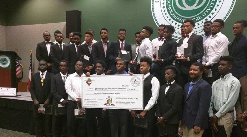 Last year was the sixth year the Lawrenceville-Duluth Alumni Chapter and Foundation of Kappa Alpha Psi Fraternity awarded scholarships. CONTRIBUTED