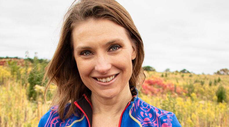 This 2025 photo provided by Sunisa Kim Kipe shows Lauren Bullis at the Green Meadows Preserve in Cobb County, Ga. (Sunisa Kim Kipe via AP)