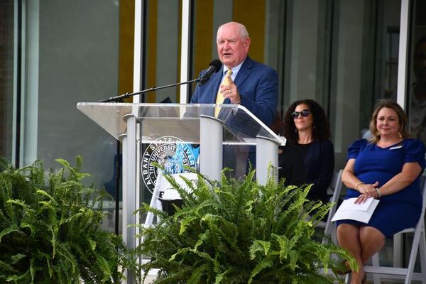 Sonny Perdue, the University System of Georgia's chancellor, said ASU is now home to a nursing and health sciences center with modern simulation technology that is better and more modern than any of the 26 facilities across the system. (Photo Courtesy of Lucille Lannigan)