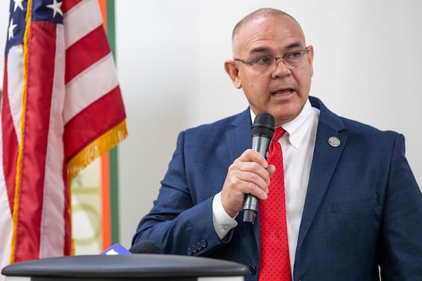 Georgia Department of Labor Commissioner Bruce Thompson is backing former President Donald Trump’s comeback bid. (Katelyn Myrick/katelyn.myrick@ajc.com)