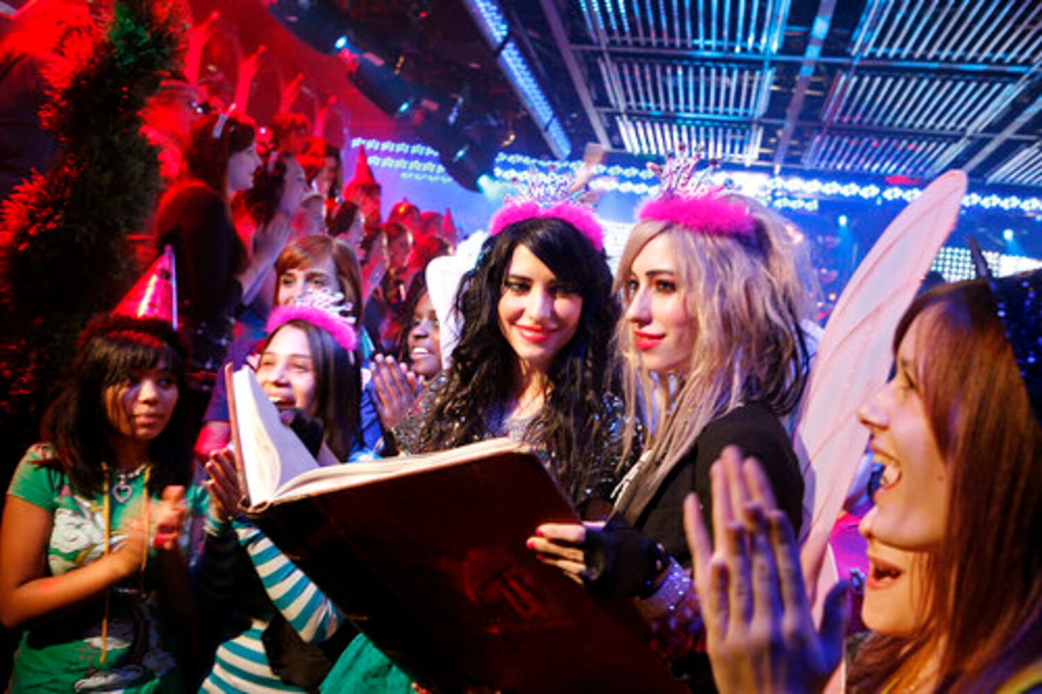 Ringing in new year at Times Square