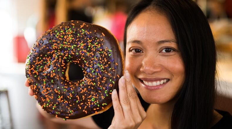 At Hans' Bakery, the Texas Doughnut is the size of your head. (Mark Vancleave/Minneapolis Star Tribune/TNS)