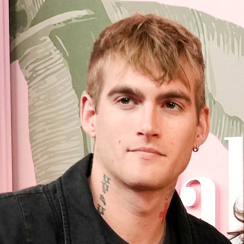 FILE - Presley Gerber poses at the Samuel Goldwyn Theatre, March 14, 2024, in Beverly Hills, Calif. (AP Photo/Chris Pizzello, File)