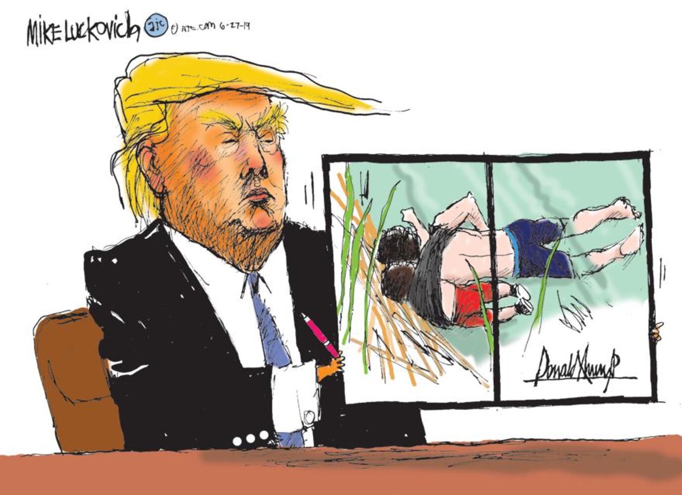 Mike Luckovich: The Round File for June 2019
