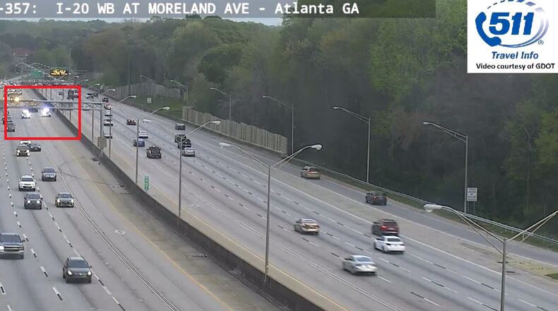 Atlanta police are seeking a man who stopped for this fatal accident around 5 p.m. Saturday but left the scene before officers arrived.