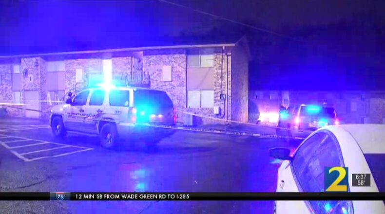 Forest Park police discovered a man dead while investigating a shooting that injured another man's foot Thursday night at the Wingate Apartments on Courtney Drive.