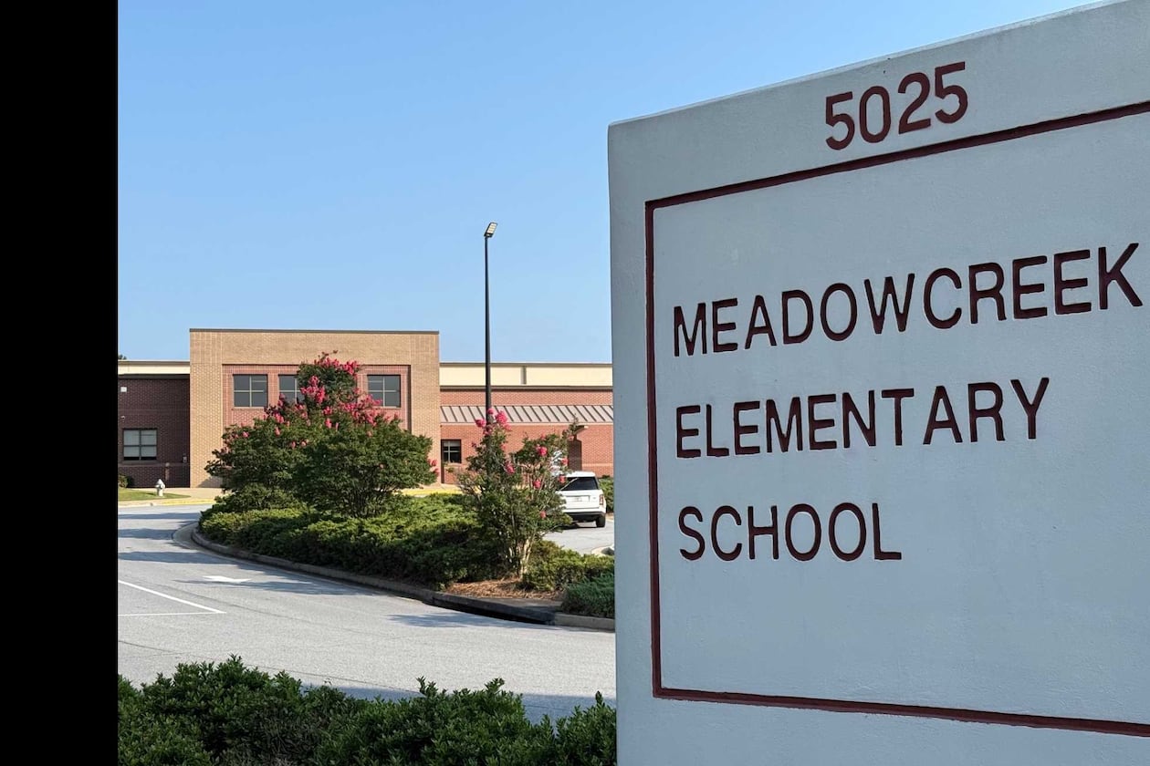 Deevashea N. Webb was charged with reckless conduct, according to an arrest report, after her 9-year-old son allegedly took her gun to Meadowcreek Elementary School and fired it in the restroom. (Eric Stirgus/AJC)