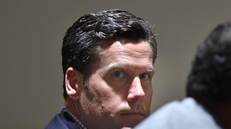 Buckhead real estate speculator Rick Warren appears at Atlanta Municipal Court on Tuesday, October 20, 2015.