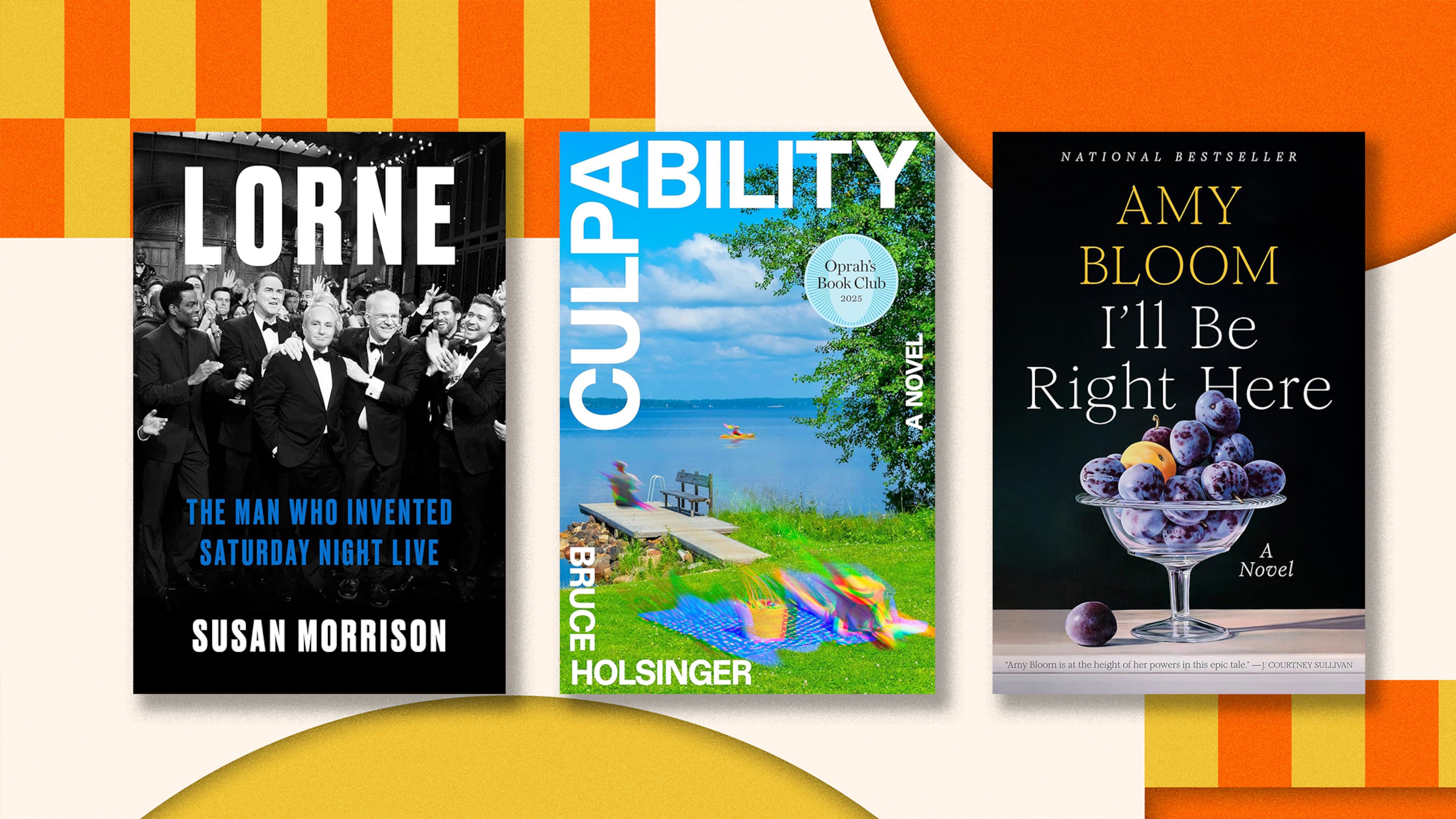 “Lorne” by Susan Morrison, “Culpability” by Bruce Holsinger and “I'll Be Right Here” by Amy Bloom are among some Georgia authors selections for favorite books of the year. (Courtesy)