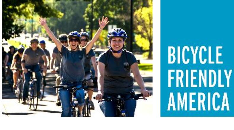 Peachtree City is seeking to renew its designation as a bike-friendly community. Courtesy League of American Bicyclists